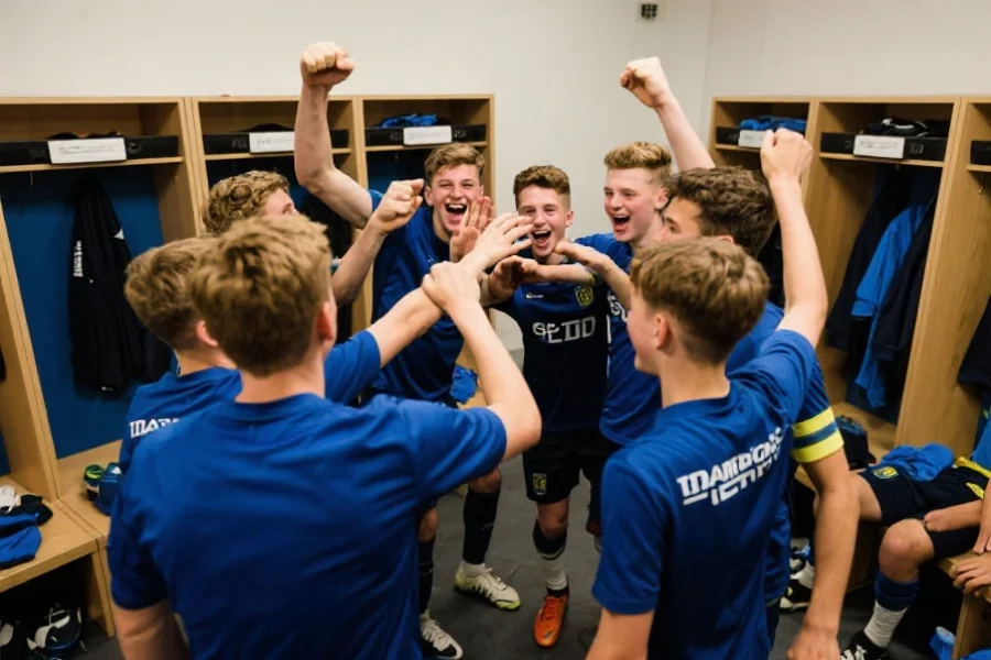 足球更衣室氛围