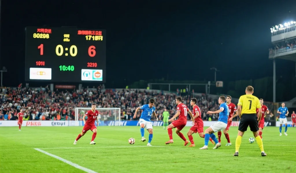 足球比赛总分数据场景